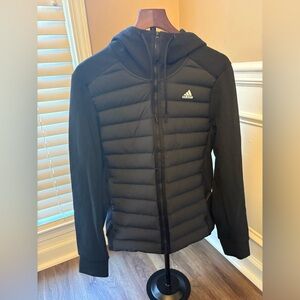 Adidas Outdoor mens Varilite Hybrid Jacket Black Medium New